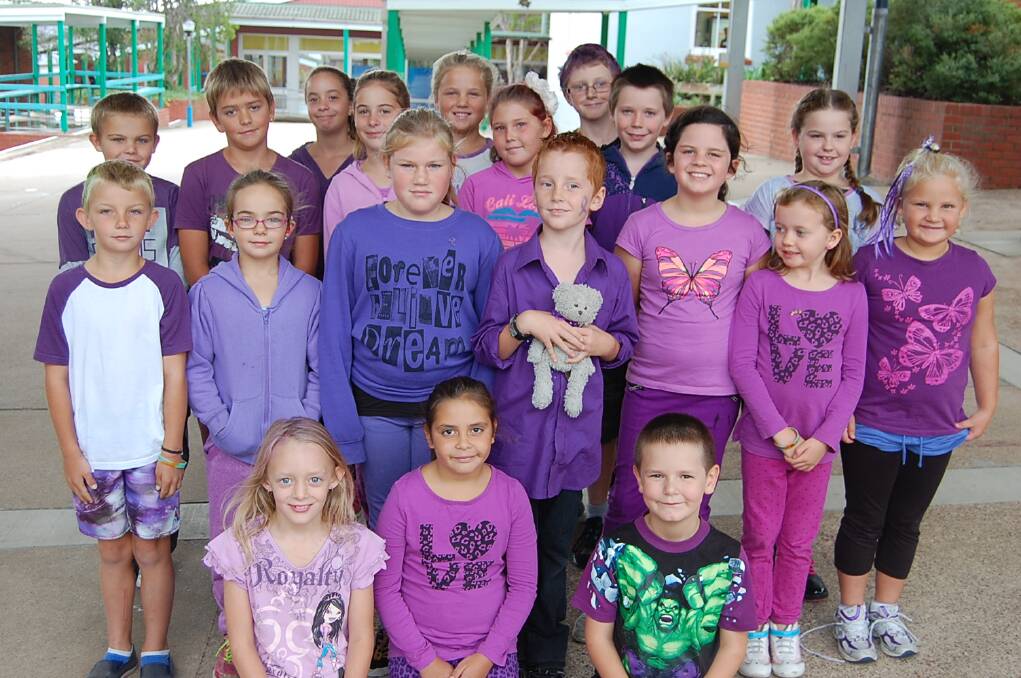 Eden Public School students donned their best purple outfit to celebrate Purple Day for epilepsy awareness on Wednesday.