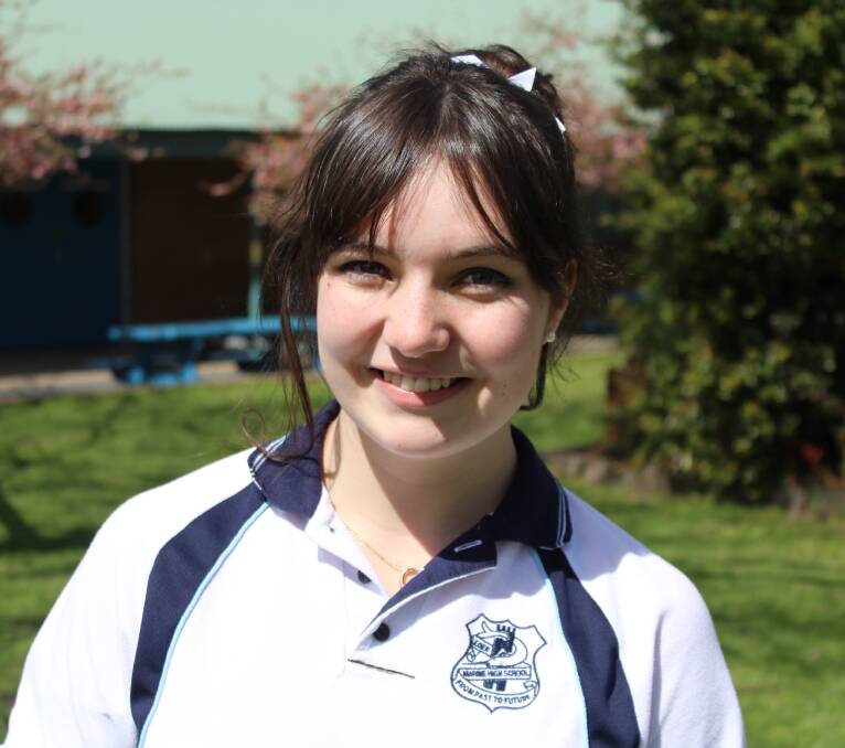 Eden Marine High School student Caley McPherson has taken out the $200 first prize in the ‘Just Write’ short story competition.