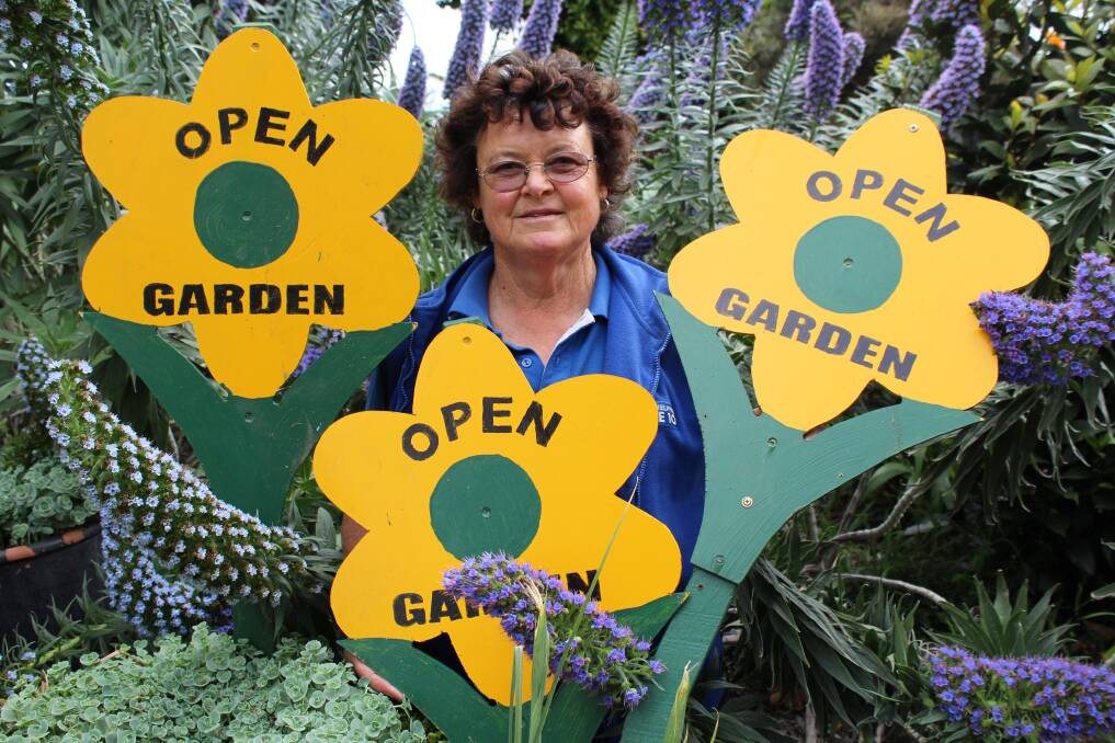 "It's not a garden competition, it's about having a pleasant day out, gaining some new ideas and doing something to help the local community": Open Gardens organiser Sandra Symonds. 