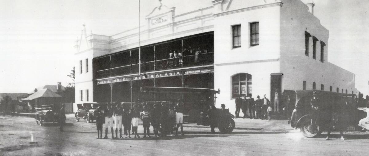 The Hotel Australasia, 1926. The developer of the Australasia site is appealing Bega Valley Shire Council's refusal of it's DA in the Land and Environment Court . The hearing commenced on Monday. Photo: Angela George.