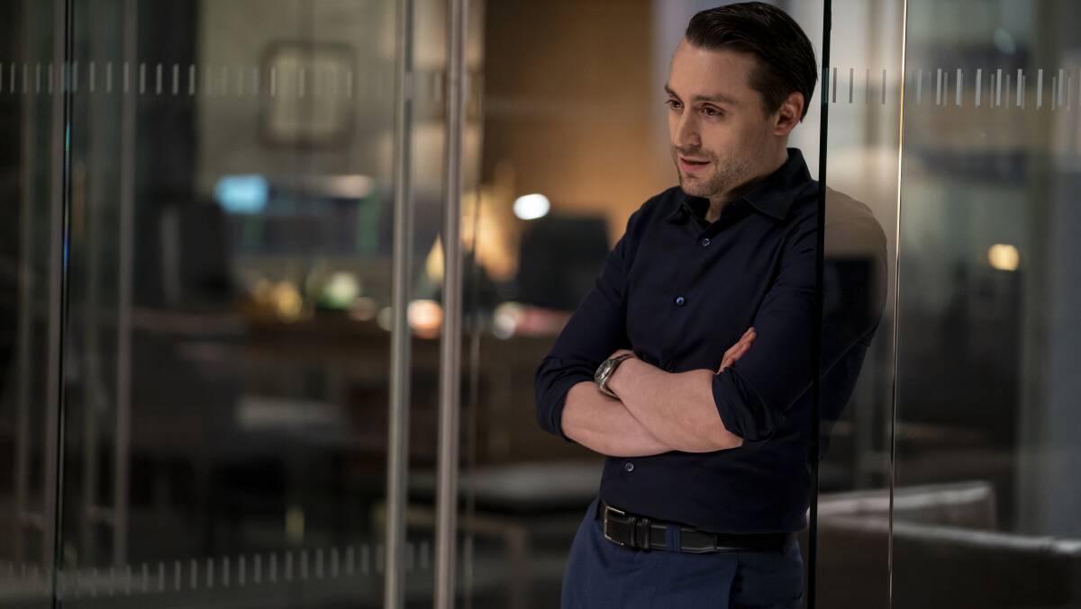 Kieran Culkin plays Roman Roy, the youngest sibling, in Succession. Picture: Foxtel/HBO