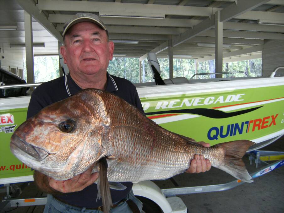 Cornelius Bysterveld turned heads with this massive snapper, which tipped the scales at 6.978kg.