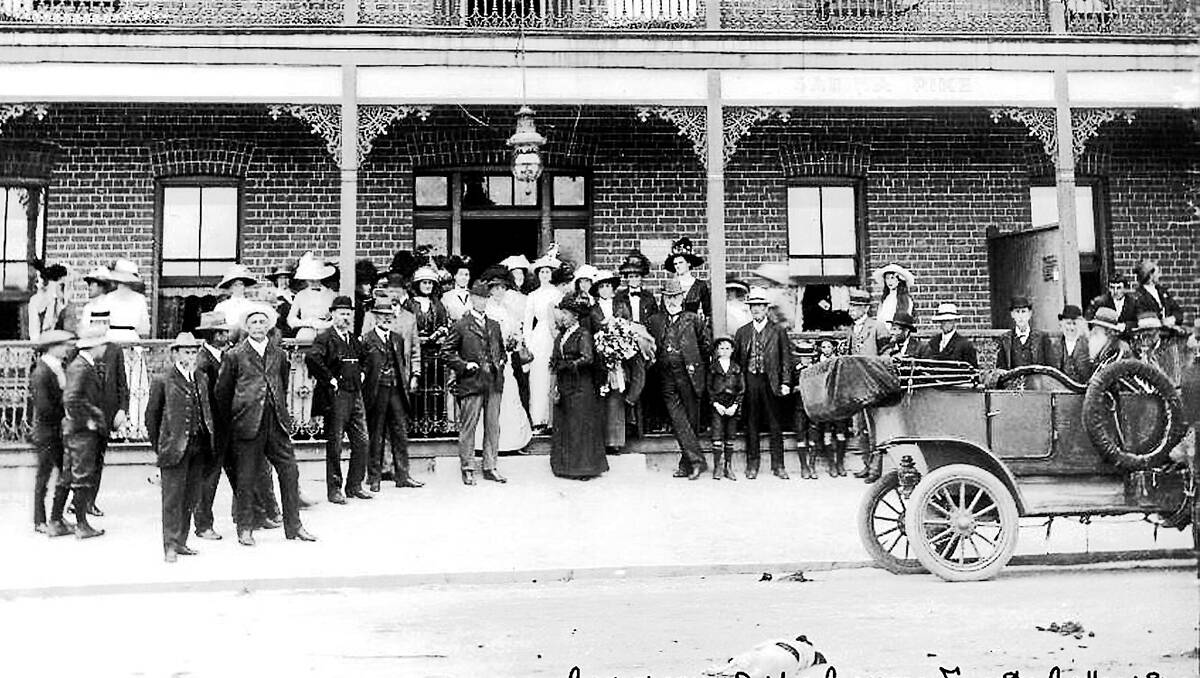 HEY DAY: The Australasia Hotel in 1908 when the business was thriving and a central part of the Eden community. 